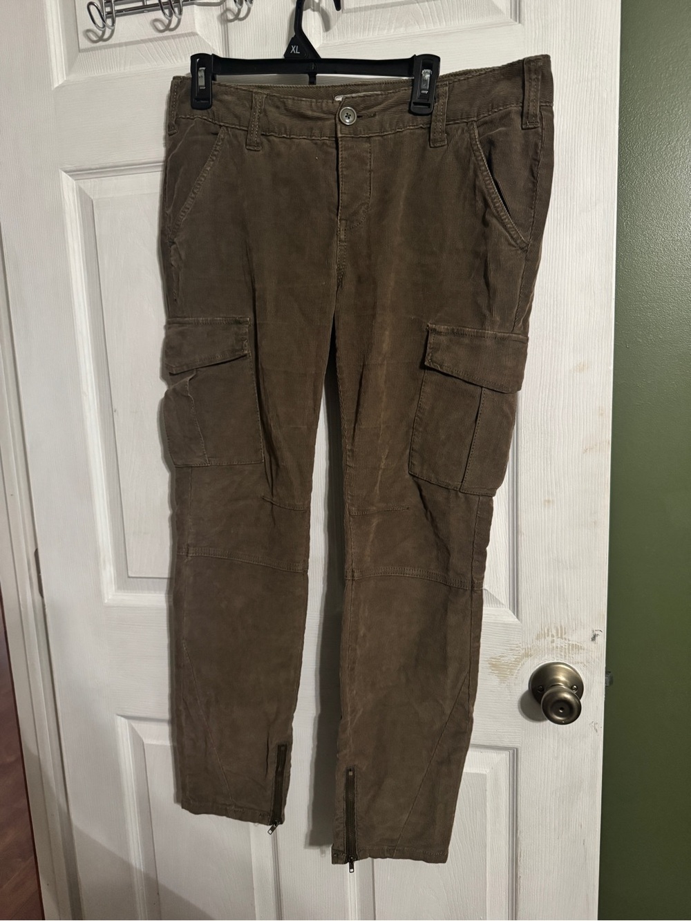 Free People Button Corduroy Cargo Pants Size 30